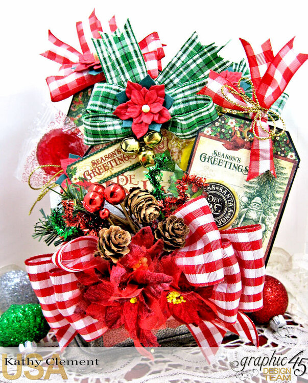 St. Nicholas Lollipop Tag Basket