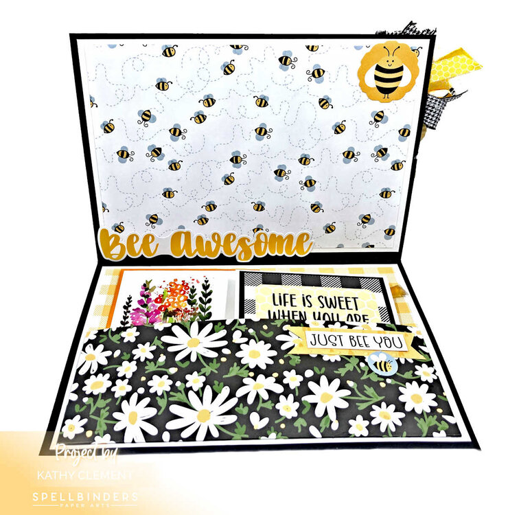 Think Happy Bee Happy Project Idea Scrapbook