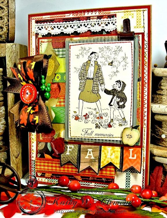 Fall Memories Card from Kathy by Design