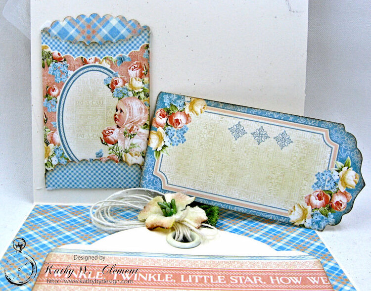 Precious Memories Baby Card with Pockets and Tags