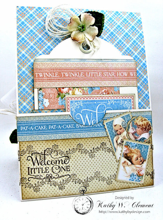 Precious Memories Baby Card with Pockets and Tags