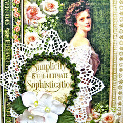 Graphic 45 Portrait of a Lady Easel Card