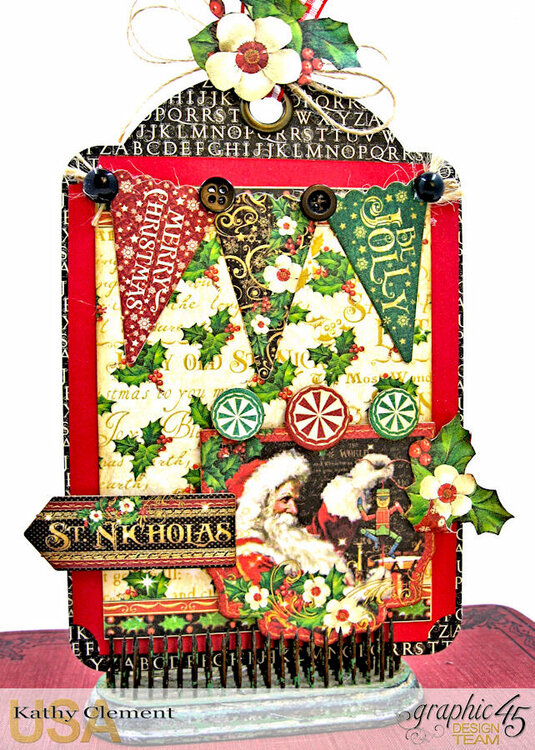 Graphic 45 St. Nicholas Quick and Easy Tags