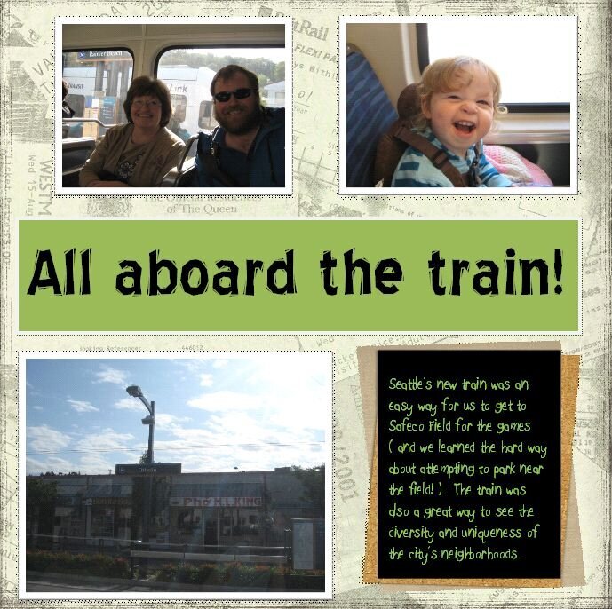 All aboard the train! 2009