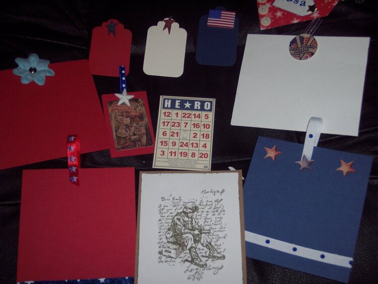 vIintage patriotic themed paper bag album