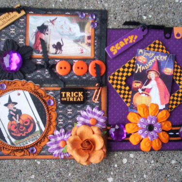 halloween ATC swap over at PIT