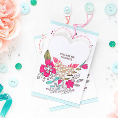 ~DIY Valentine's Tea Baggie Card~ Pinkfresh Studio