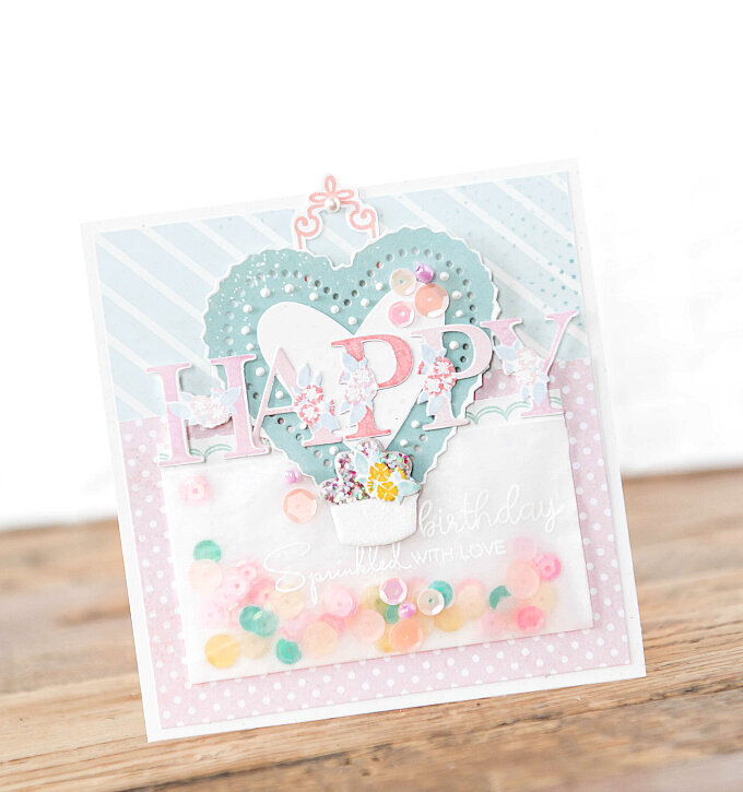~Sprinkled with Love~ Shaker Card Tutorial