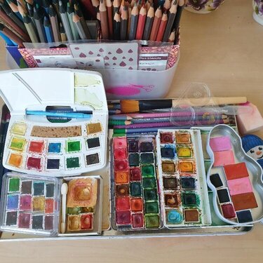 Watercolors collection etc.