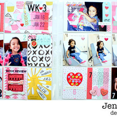 Project Life Week 3 with Heart Day from Crate Paper