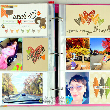 Pocket Pages using the Gather Collection from Simple Stories