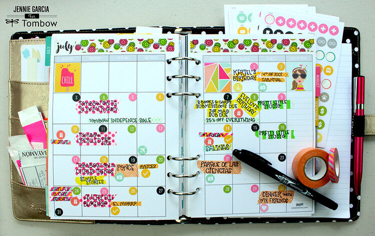 Planner Tips with Tombow USA and Simple Stories