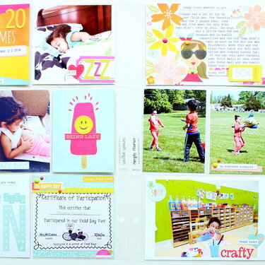 Pocket Pages using the Sunshine &amp; Happiness Collection