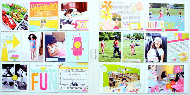 Pocket Pages using the Sunshine &amp; Happiness Collection