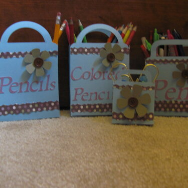 Cute polka dot gift bags