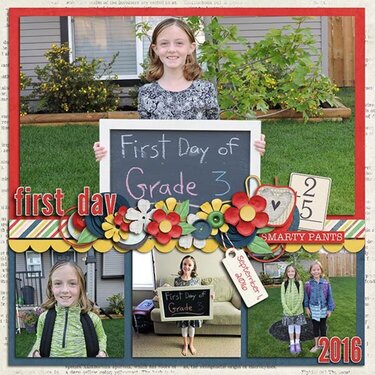 First Day of Grade 3