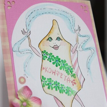 Candy girl card detail