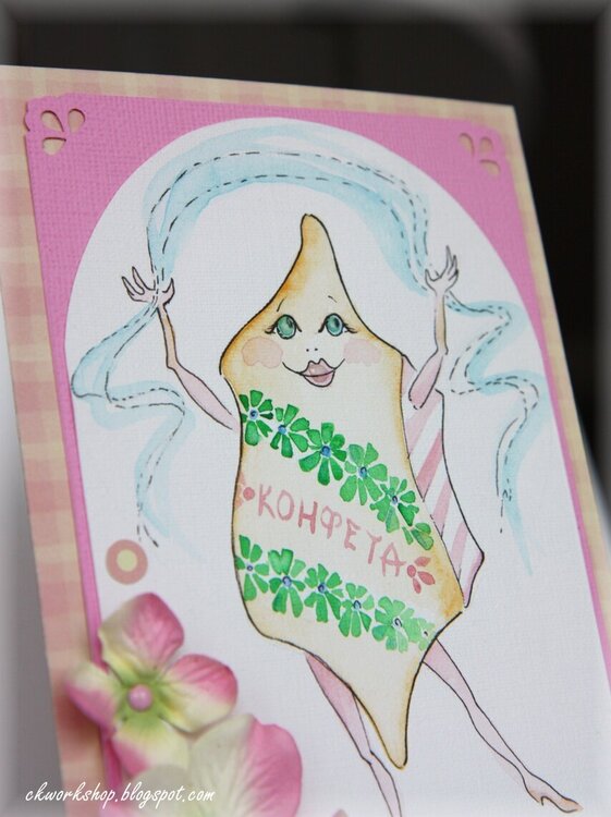 Candy girl card detail