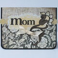 For Mom card & brooch *BasicGrey*