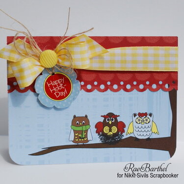 *NEW* Nikki Sivils &#039;Happy Hoot Day&#039; card