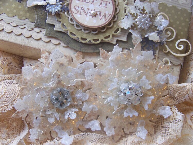 Altered Box and &#039;Iced Snowflakes&#039; photo #2
