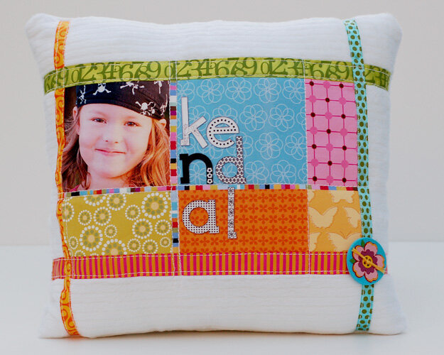 Digital Fabric Pillow  *KI Memories*