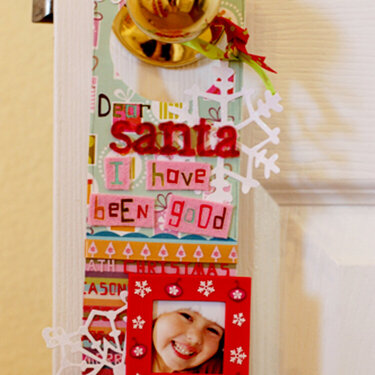 Santa Door Hanger  *KI Memories*