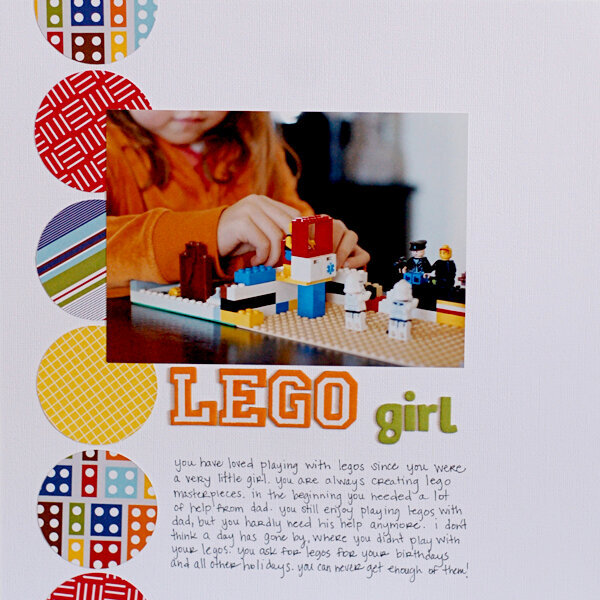 Lego Girl *American Crafts*