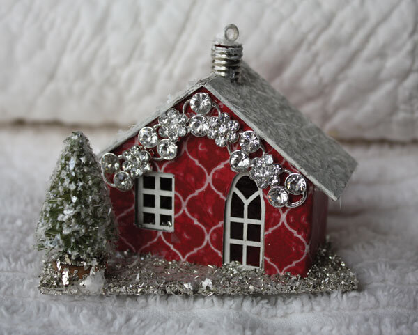 Miniature Melissa Frances Cottage House Ornament