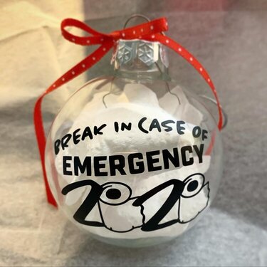 Break in case of emergency 2020 ball