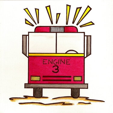 fire truck illustration