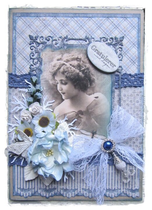 Vintage blue