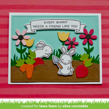 Bunny Garden Card
