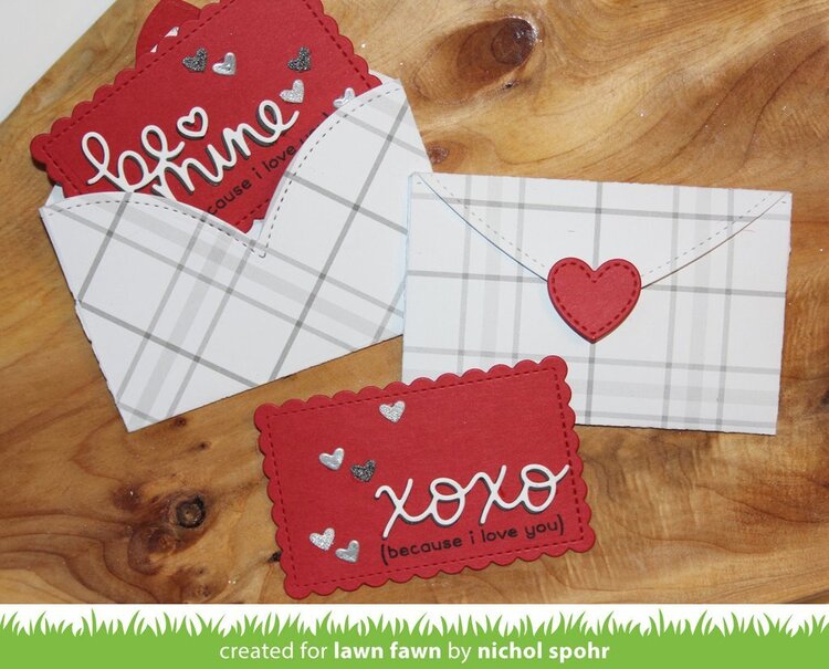 Valentine Heart Envelopes