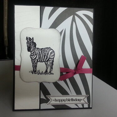 zebra card