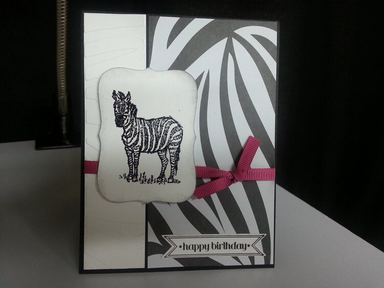 zebra card