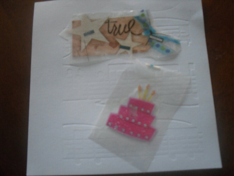 Make your own Embellishments with Packing Tape