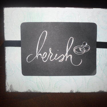 Cherish Wedding Card