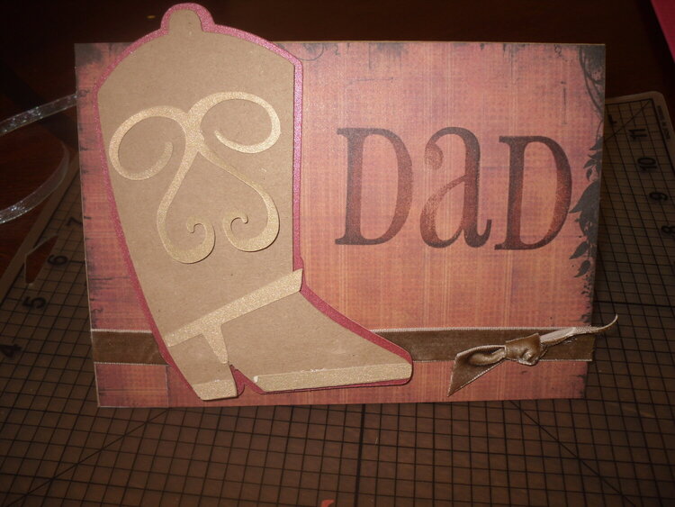 Father&#039;s Day Cowboy Boot