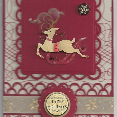 Deer Christmas Card No. 1