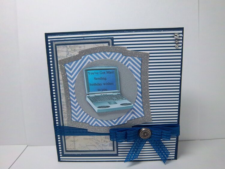 Computer Card - Blue
