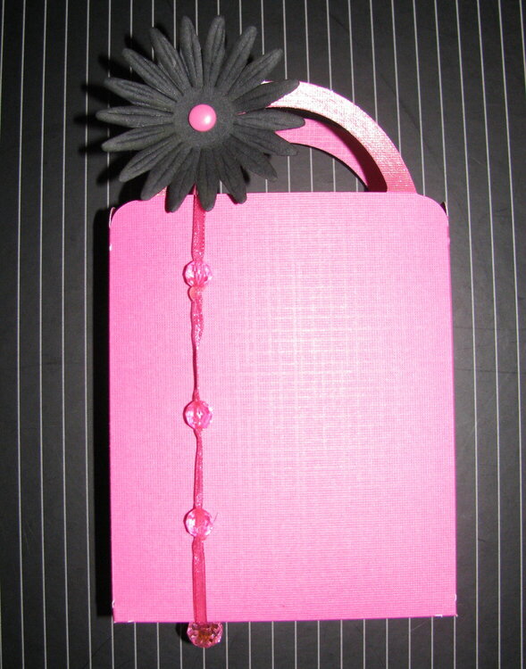 Gift Bag-Hot Pink and Black