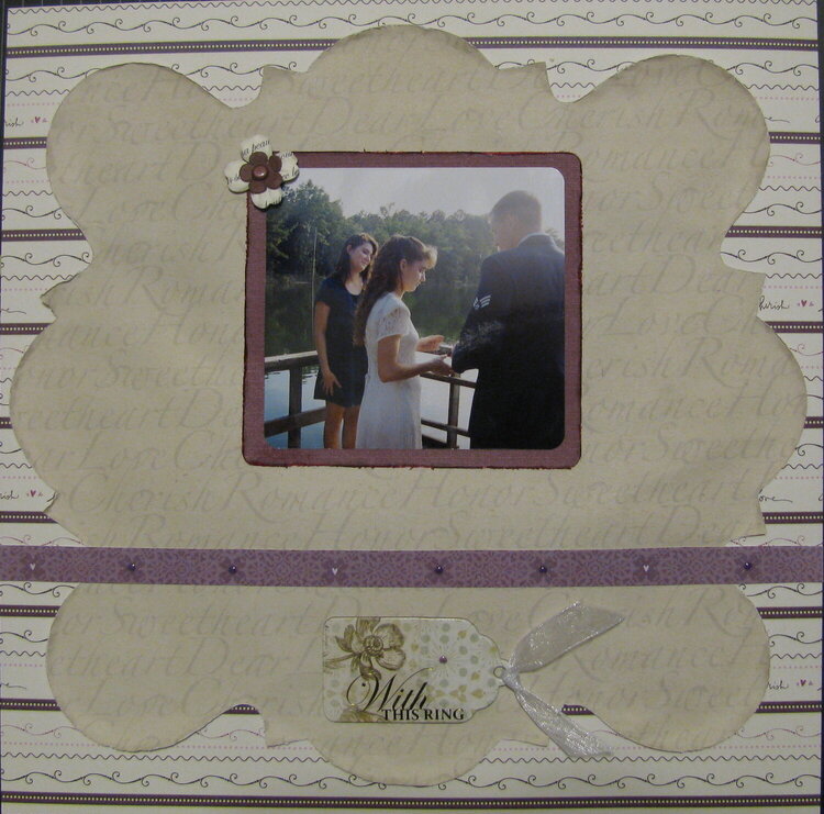 With this Ring-part one of 2 page layout