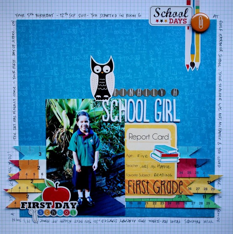 First day of school - Scrappin&#039; Patch