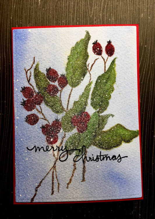 Berry Kissed Watercolor