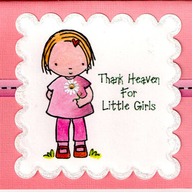 Birthday Card Little Girl
