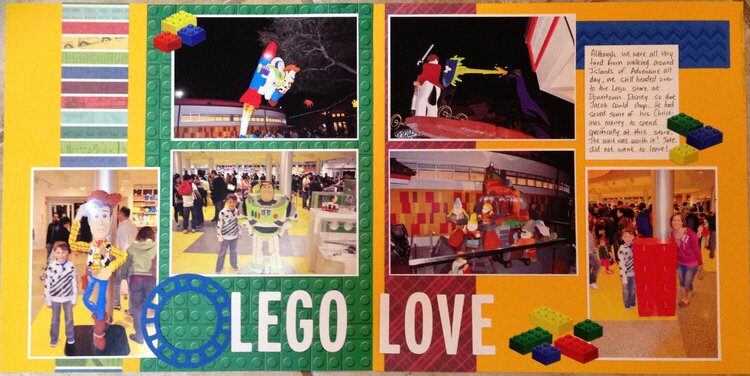 The Lego store @ Downtown Disney