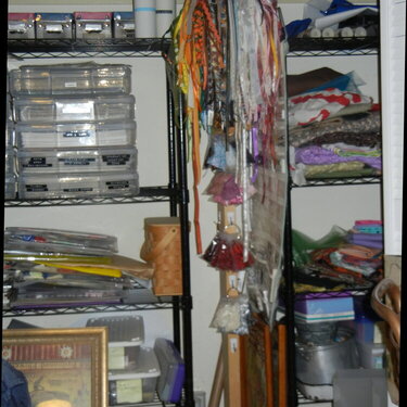Scrap and Sewing Room Closet &quot;Before&quot; 2011