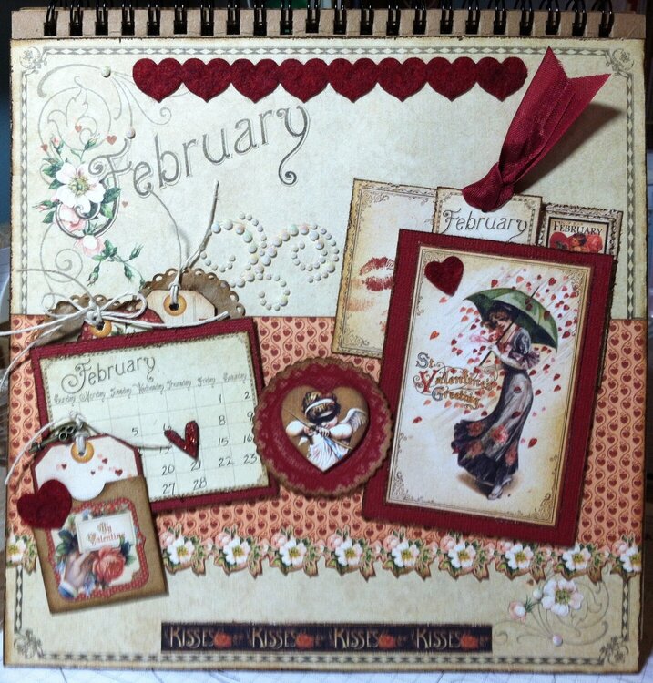 G45 February 2013 easel calendar