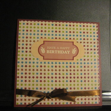 HAPPY BIRTHDAY CARD